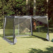 Cort interior din plasă Gri 303 x 303 cm - WALTI WALTI