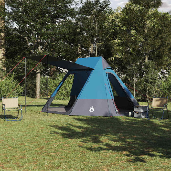 Cort de Camping albastru 482 x 360 x 227 cm Poliester - WALTI WALTI