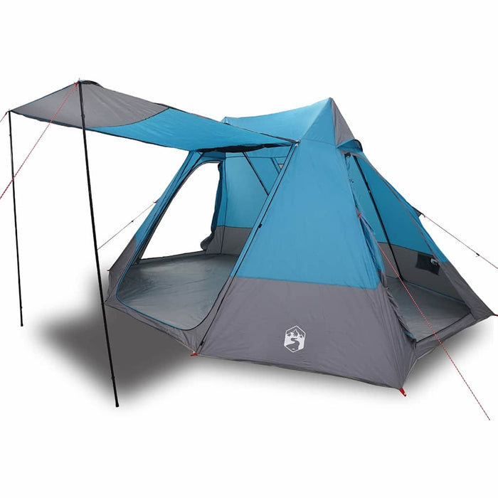 Cort de Camping albastru 482 x 360 x 227 cm Poliester - WALTI WALTI