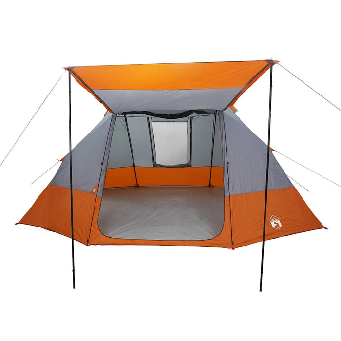 Cort de Camping Gri și portocaliu 482 x 360 x 227 cm Poliester - WALTI WALTI