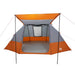 Cort de Camping Gri și portocaliu 482 x 360 x 227 cm Poliester - WALTI WALTI