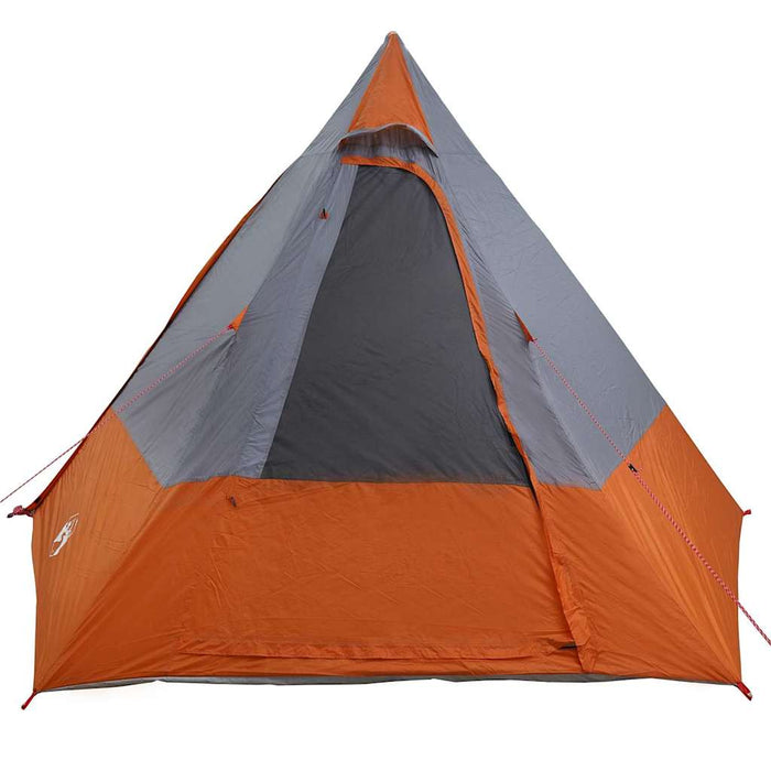 Cort de Camping Gri și portocaliu 482 x 360 x 227 cm Poliester - WALTI WALTI