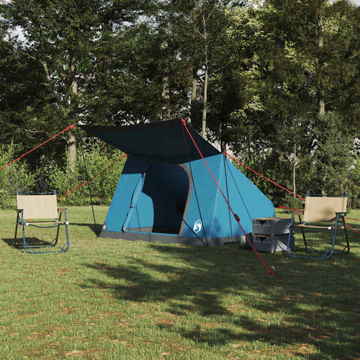 Cort de Camping albastru 223 x 163 x 130 cm Poliester - WALTI WALTI
