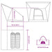 Cort de Camping albastru 223 x 163 x 130 cm Poliester - WALTI WALTI