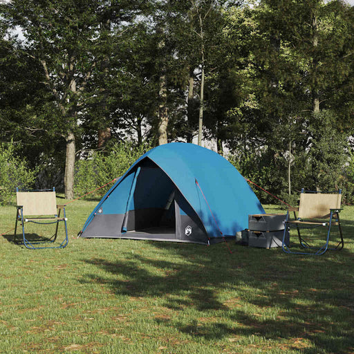 Cort de Camping albastru 275 x 230 x 140 cm Poliester - WALTI WALTI