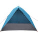 Cort de Camping albastru 275 x 230 x 140 cm Poliester - WALTI WALTI