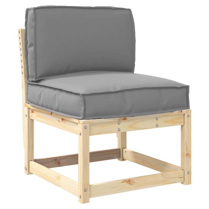 Set de perne pentru palet 2 pcs Gri 60 x 60 x 12 cm - WALTI WALTI