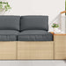 Set de perne pentru palet 2 pcs Antracit Material Oxford - WALTI WALTI