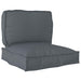 Set de perne pentru palet 2 pcs Antracit Material Oxford - WALTI WALTI