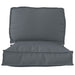 Set de perne pentru palet 2 pcs Antracit Material Oxford - WALTI WALTI