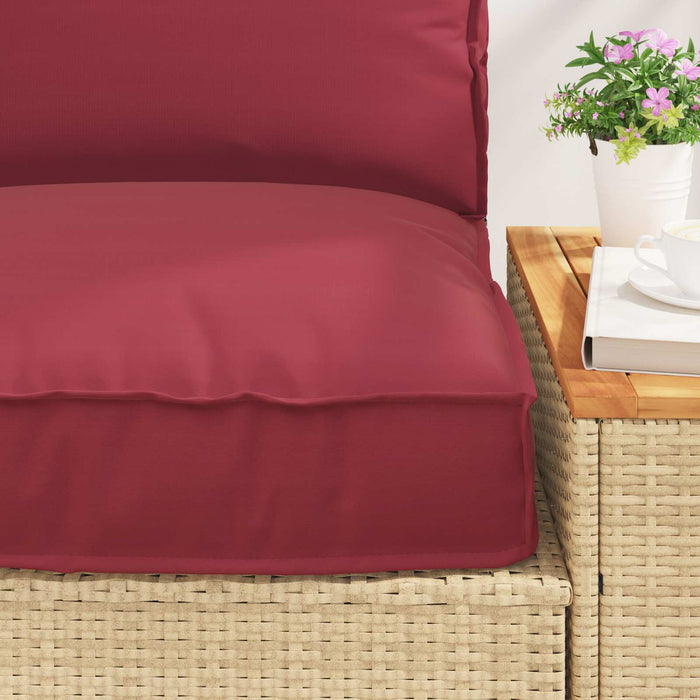 Set de perne pentru palet Material Oxford Bej 80 x 80 x 52 cm WALTI