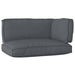 Set de perne pentru palet 3 pcs Antracit 120 x 80 x 12 cm - WALTI WALTI