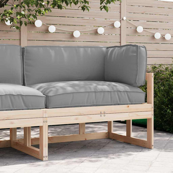 Set de perne pentru palet 3 pcs Gri 120 x 80 x 12 cm - WALTI WALTI