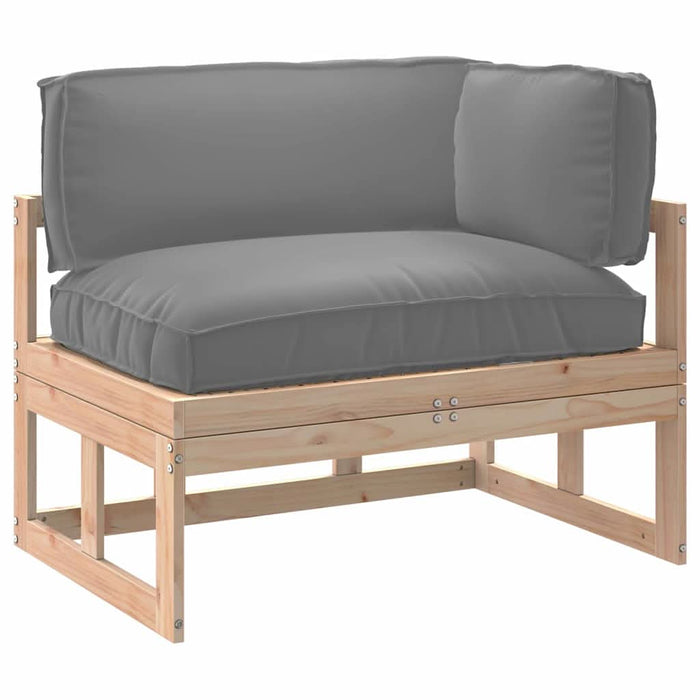Set de perne pentru palet 3 pcs Gri 120 x 80 x 12 cm - WALTI WALTI