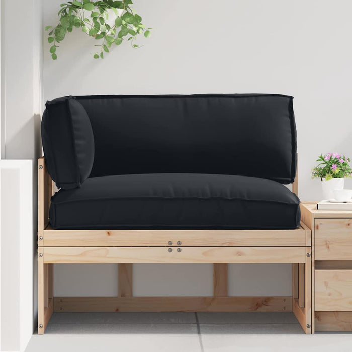 Set de perne pentru palet 3 pcs Negru Material Oxford - WALTI WALTI