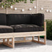 Set de perne pentru palet 3 pcs Negru Material Oxford - WALTI WALTI