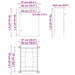 Cabinet de Control Gri 50 x 24.5 x 70 cm Plastic ABS - WALTI WALTI