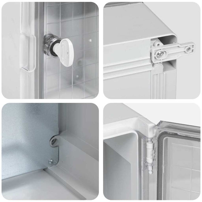 Dulap de control Gri 25 x 13 x 24 cm Plastic ABS - WALTI WALTI