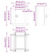 Dulap de control Gri 25 x 13 x 24 cm Plastic ABS - WALTI WALTI
