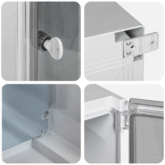 Dulap de control Gri 32 x 15 x 35 cm Plastic ABS - WALTI WALTI