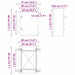 Dulap de control Gri 37 x 19,5 x 40 cm Plastic ABS - WALTI WALTI