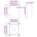 Cabinet de Control Gri 40 x 17.5 x 50 cm Plastic ABS - WALTI WALTI