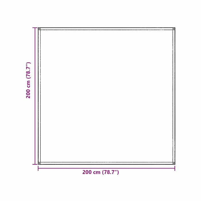 Covoare pentru Cort Albastru și Gri 200 x 200 cm Polietilenă - WALTI WALTI