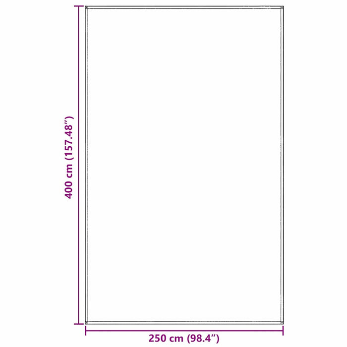 Covoare pentru Cort Albastru și Gri 400 x 250 cm Polietilenă - WALTI WALTI