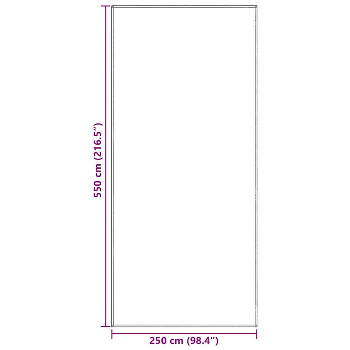Covoare pentru Cort Albastru și Gri 550 x 250 cm Polietilenă - WALTI WALTI