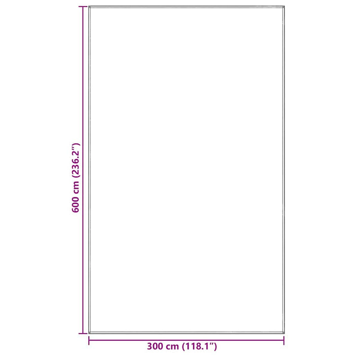 Covoare pentru Cort Albastru și Gri 600 × 300 cm Polietilenă - WALTI WALTI