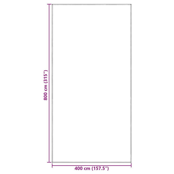 Covoare pentru Cort Albastru și Gri 800 x 400 cm Polietilenă - WALTI WALTI