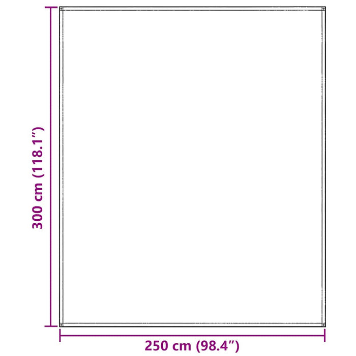 Covoare pentru Cort Manual Gri deschis 300 x 250 cm Polietilenă - WALTI WALTI