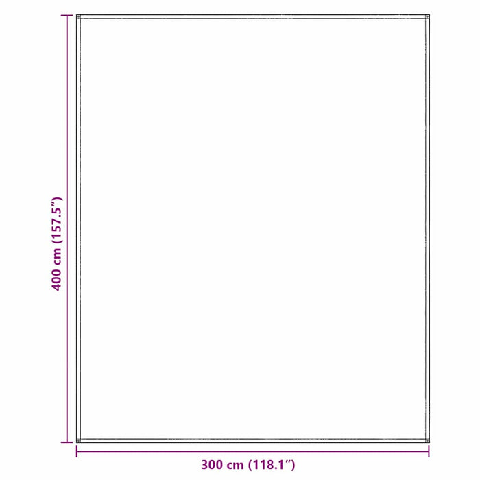 Covoare pentru Cort Manual Gri deschis 400 × 300 cm Polietilenă - WALTI WALTI