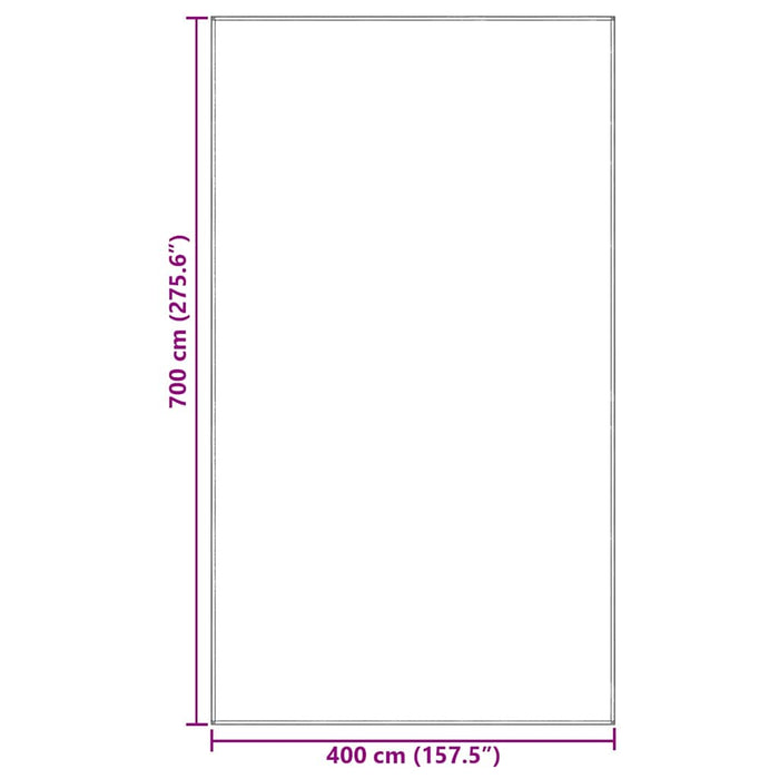 Covoare pentru Cort Manual Gri deschis 700 x 400 cm Polietilenă - WALTI WALTI