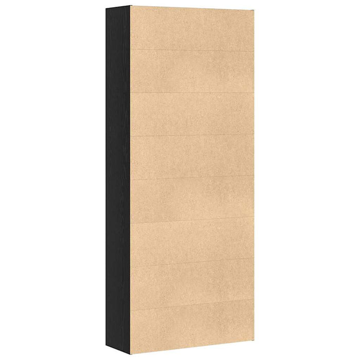 Dulap de cărți din stejar negru, 80x30x189 cm, lemn prelucrat - WALTI WALTI
