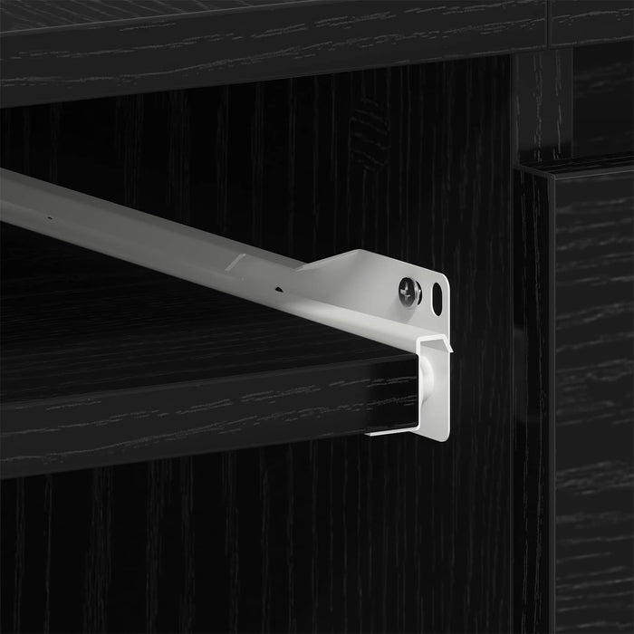 Birou cu sertar Stejar Negru 140 x 50 x 76 cm Lemn compozit WALTI