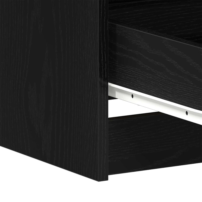 Birou cu sertar Stejar Negru 140 x 50 x 76 cm Lemn compozit WALTI