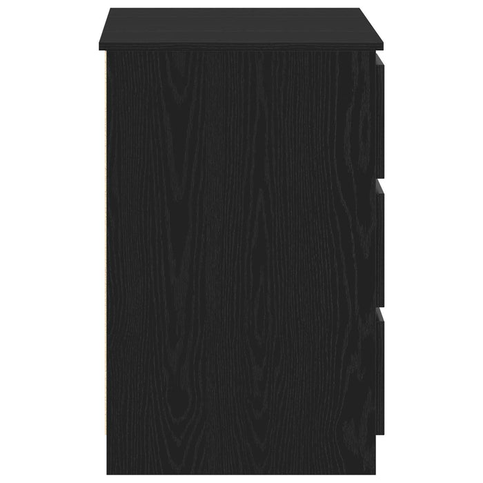 Birou cu sertar Stejar Negru 140 x 50 x 76 cm Lemn compozit WALTI