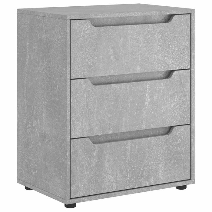 Bufetă „VISNES” Gri beton 60x40x73 cm Lemn prelucrat - WALTI WALTI