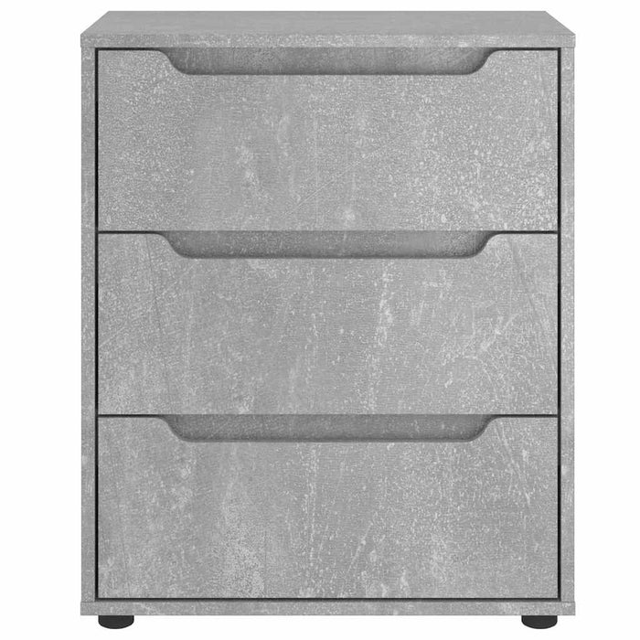 Bufetă „VISNES” Gri beton 60x40x73 cm Lemn prelucrat - WALTI WALTI