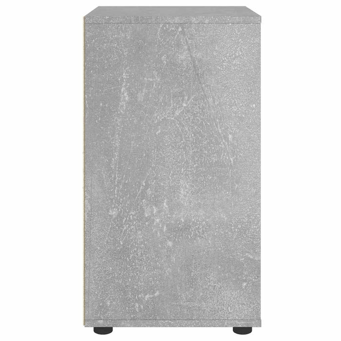 Bufetă „VISNES” Gri beton 60x40x73 cm Lemn prelucrat - WALTI WALTI