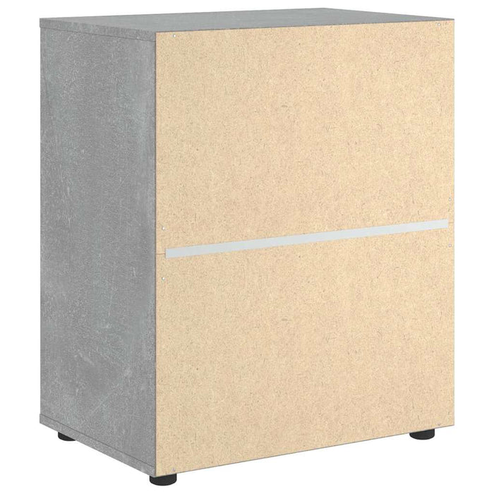 Bufetă „VISNES” Gri beton 60x40x73 cm Lemn prelucrat - WALTI WALTI