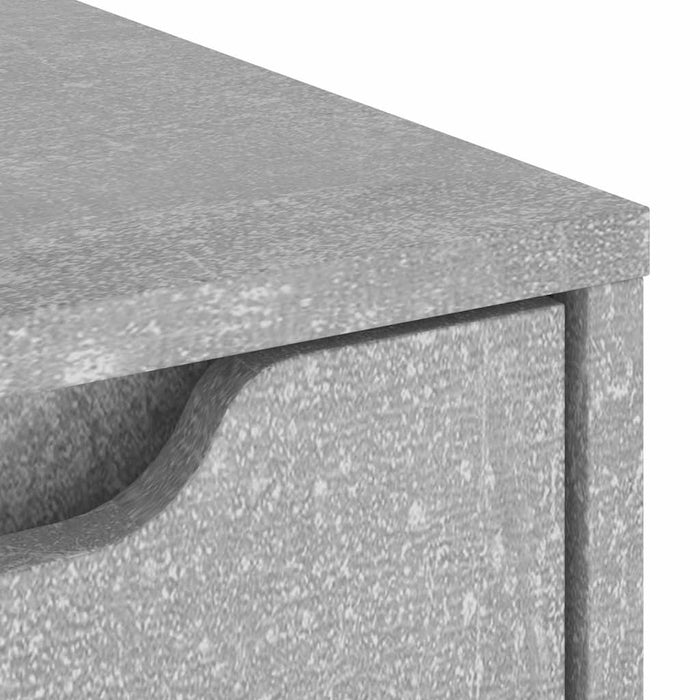 Bufetă „VISNES” Gri beton 60x40x73 cm Lemn prelucrat - WALTI WALTI
