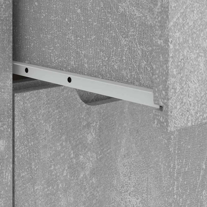Bufetă „VISNES” Gri beton 60x40x73 cm Lemn prelucrat - WALTI WALTI