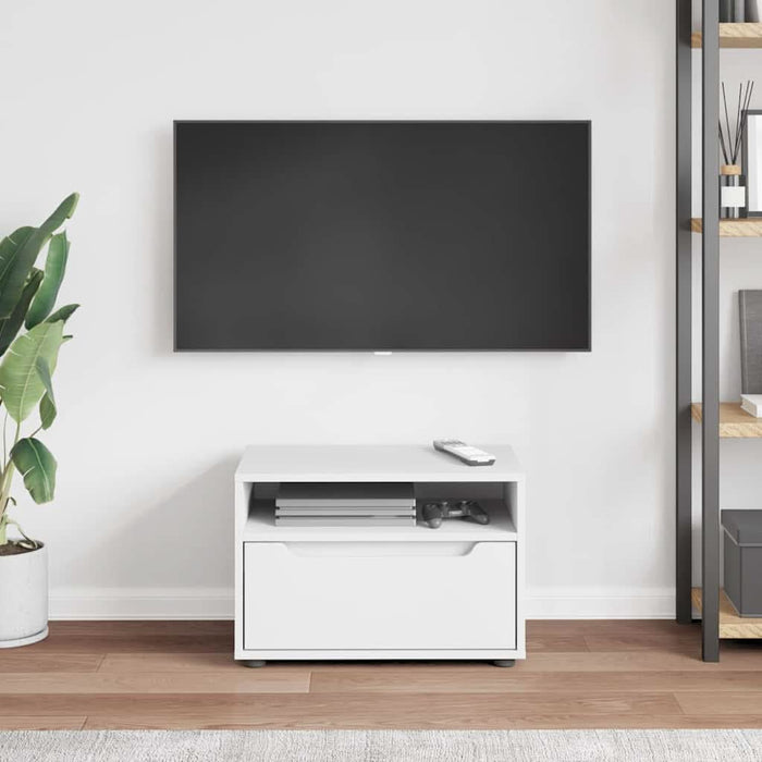 Dulap TV "VISNES" alb 60x40x38 cm lemn de prelucrare - WALTI WALTI