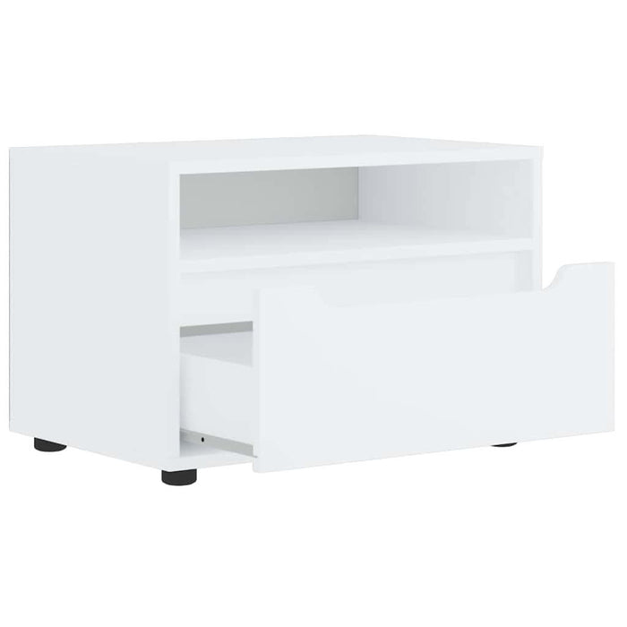 Dulap TV "VISNES" alb 60x40x38 cm lemn de prelucrare - WALTI WALTI
