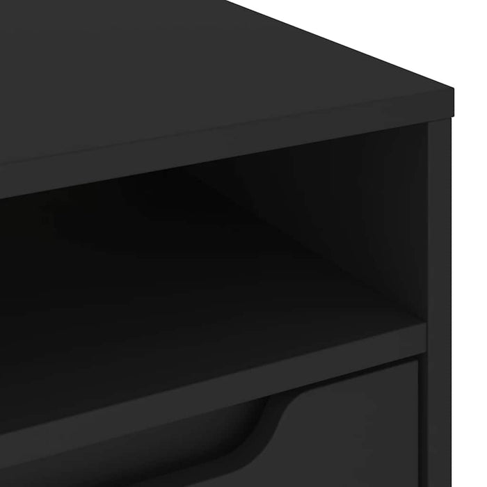 Dulap TV „VISNES” Negru 60x40x38 cm lemn prelucrat - WALTI WALTI