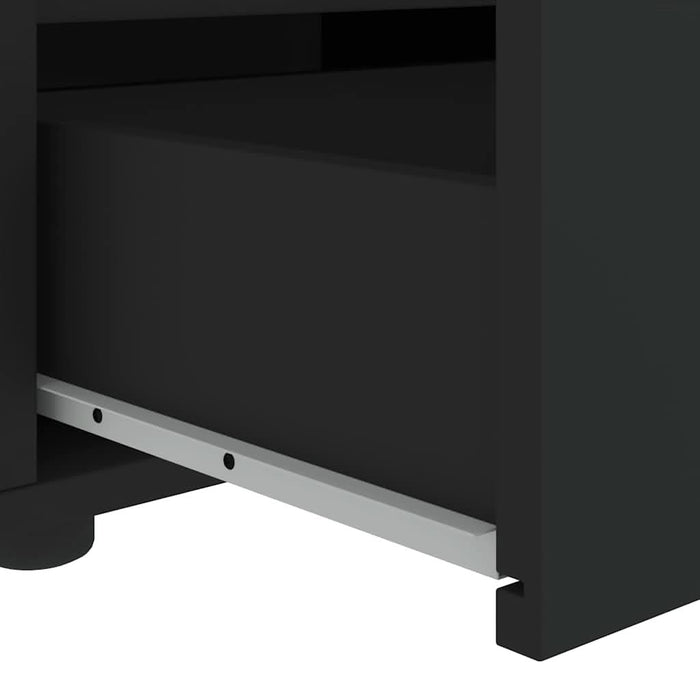 Dulap TV „VISNES” Negru 60x40x38 cm lemn prelucrat - WALTI WALTI