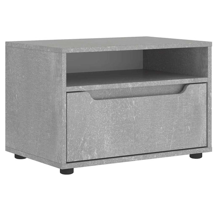 Dulap TV "VISNES" Beton Gri 60x40x38 cm Lemn prelucrat - WALTI WALTI