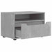 Dulap TV "VISNES" Beton Gri 60x40x38 cm Lemn prelucrat - WALTI WALTI